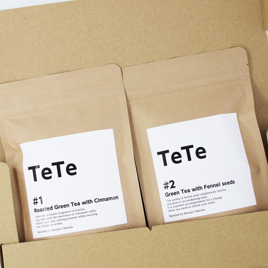 TeTe Special Set　TeTe #1＆TeTe#2（ほうじ茶×シナモン、煎茶×フェンネルシード）